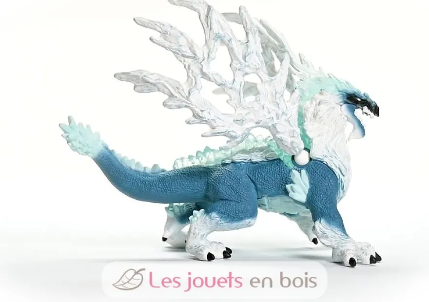 Figurine Dragon de glace blanc bleu - Schleich