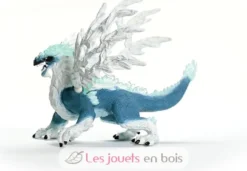 Figurine Dragon de glace blanc bleu - Schleich