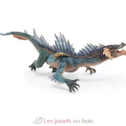 Figurine Dragon des mers bleu vert Papo