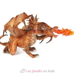 Figurine Dragon à deux têtes or - Papo