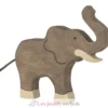 Figurine Eléphant, trompe haute - Holztiger