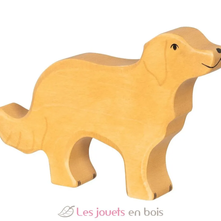 Figurine en bois Golden Retriever - Holztiger
