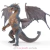 Figurine Figurine Le Dragon Roi marron gris Papo