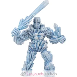 Figurine Golem de glace blanc bleu Papo