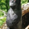Figurine Gorille en bois, noir - Wudimals