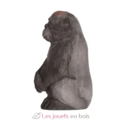 Figurine Gorille en bois, noir - Wudimals