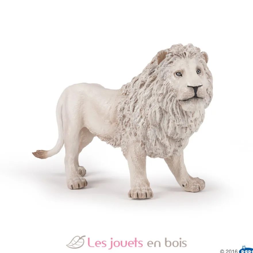Figurine Grand Lion Blanc - Papo