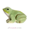 Figurine Grenouille en bois verte - Wudimals