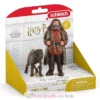 Figurine Hagrid et Crockdur marron - Schleich