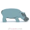 Figurine Hippopotame en bois - Tender Leaf Toys