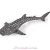Figurine jeune requin baleine gris Papo