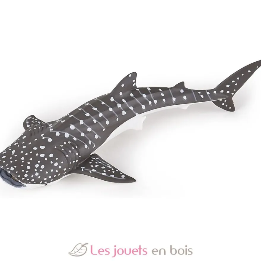 Figurine jeune requin baleine gris Papo