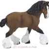 Figurine Jument Shire Baie - Papo