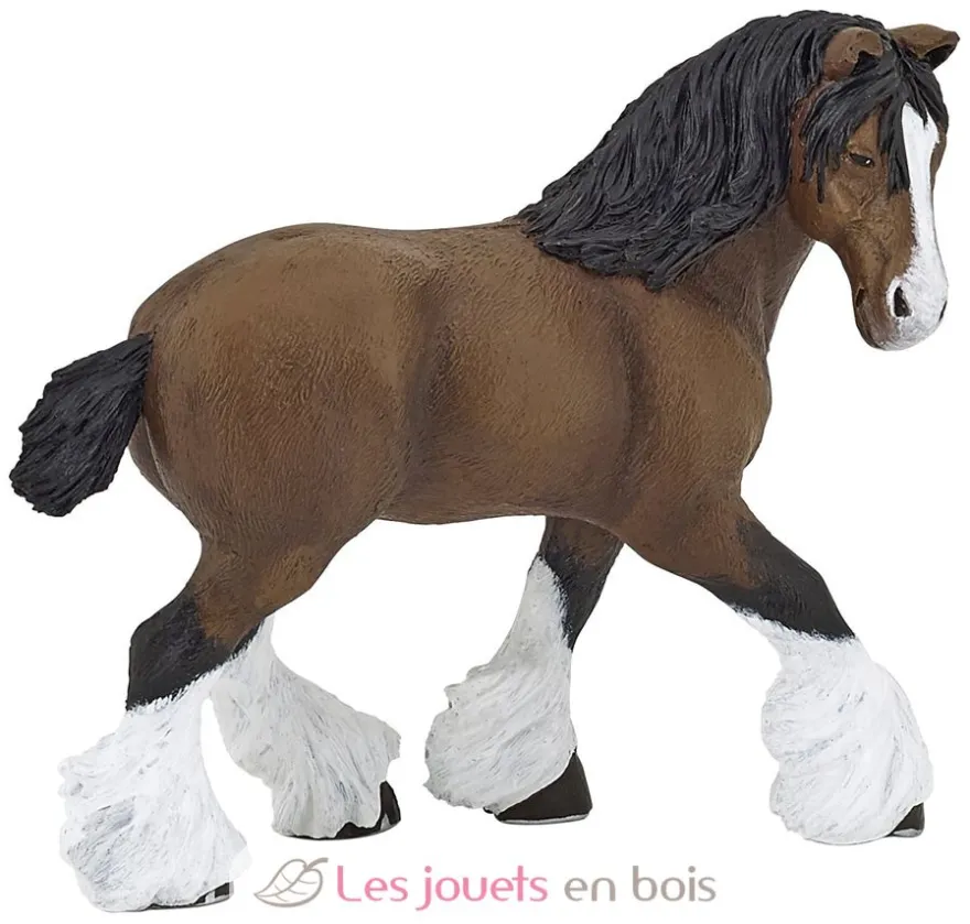 Figurine Jument Shire Baie - Papo