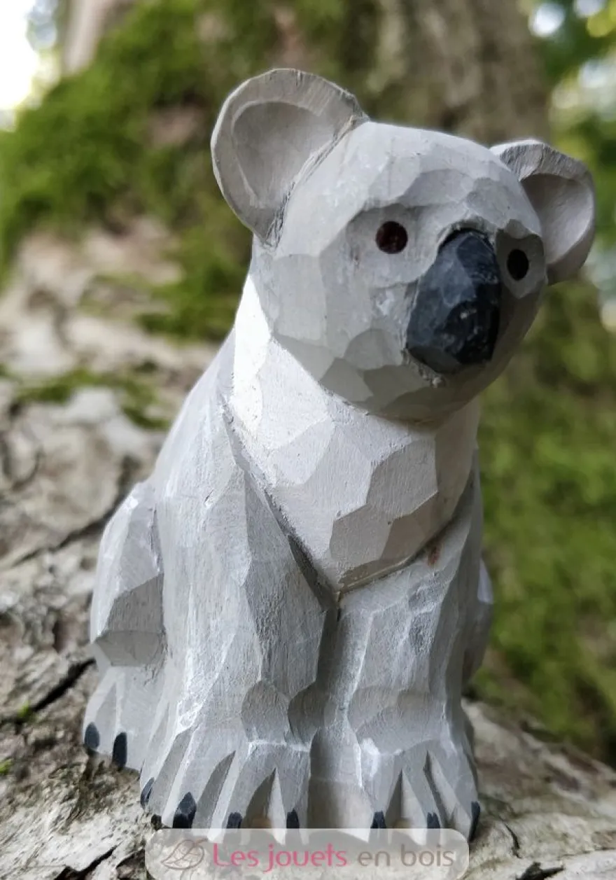 Figurine Koala en bois marron - Wudimals