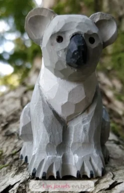 Figurine Koala en bois marron - Wudimals
