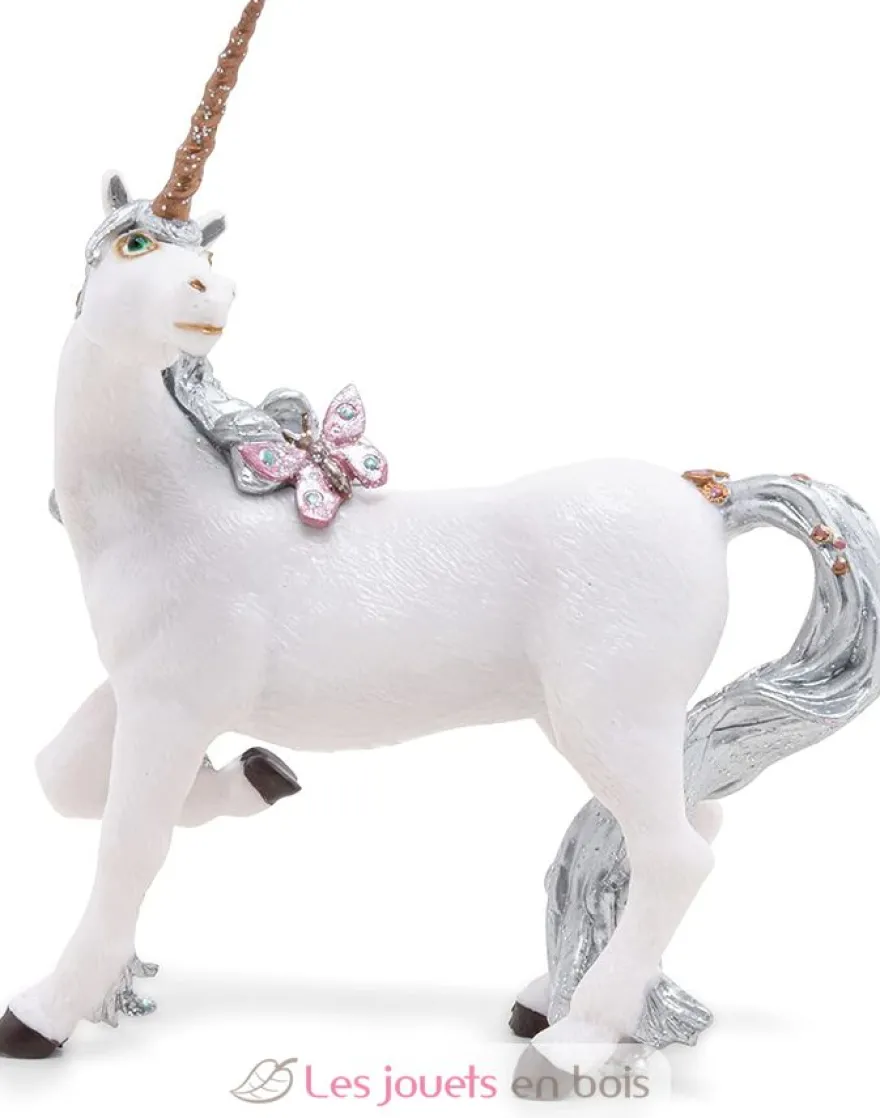 Figurine Licorne argentée - Papo