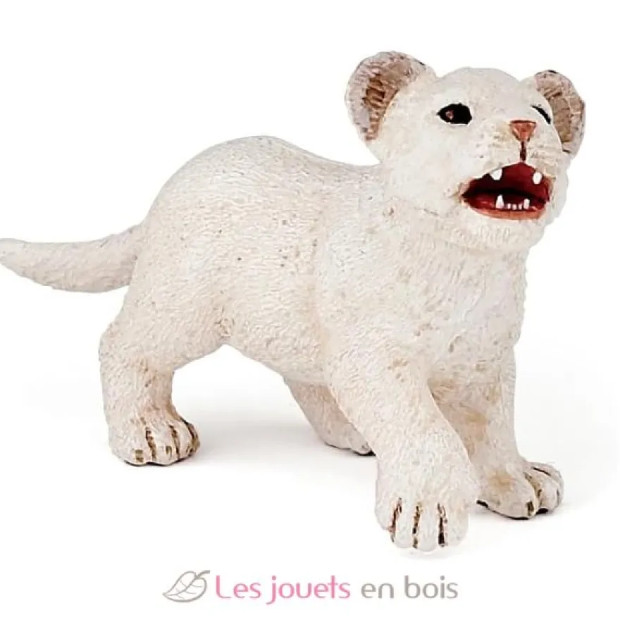 Figurine lionceau blanc - Papo