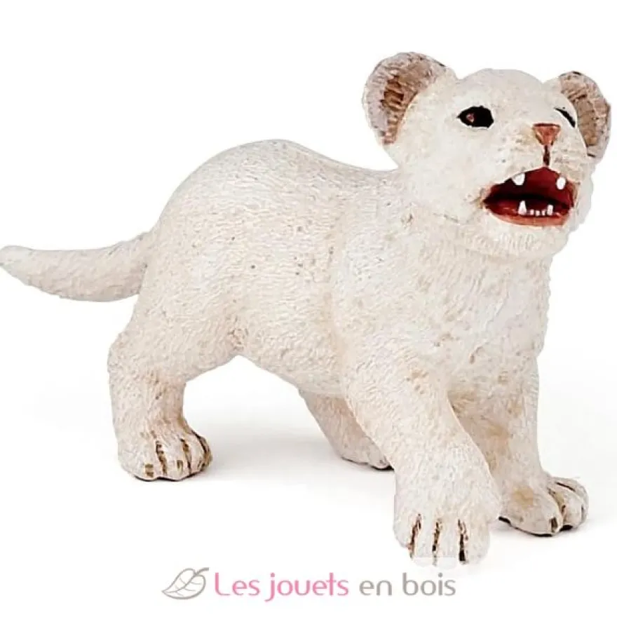 Figurine lionceau blanc - Papo
