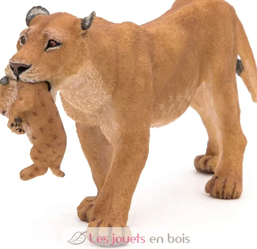 Figurine Lionne avec son bébé lionceau - Papo