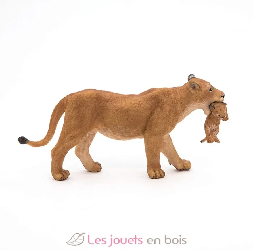 Figurine Lionne avec son bébé lionceau - Papo