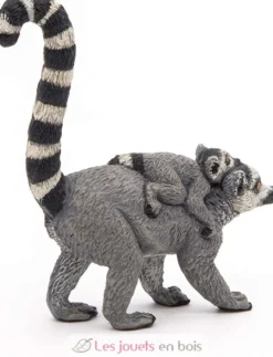 Figurine Lémurien et son bébé - Papo
