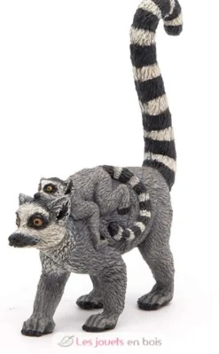 Figurine Lémurien et son bébé - Papo