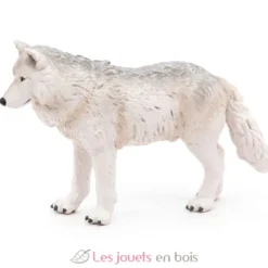 Figurine loup polaire blanc Papo