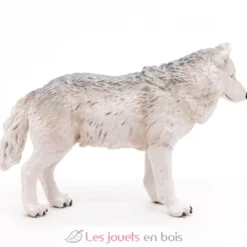 Figurine loup polaire blanc Papo