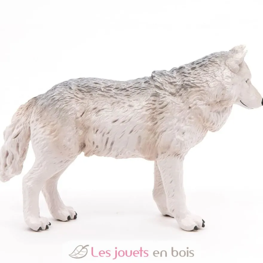 Figurine loup polaire blanc Papo