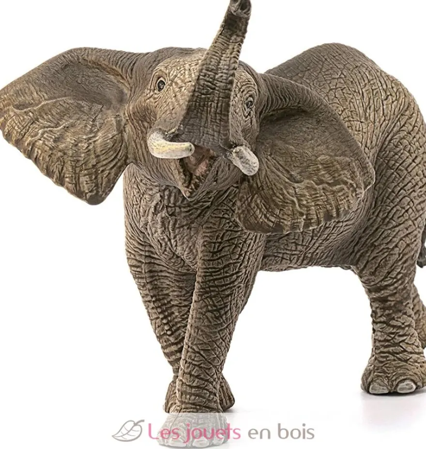 Figurine Éléphant d'Afrique mâle marron - Schleich