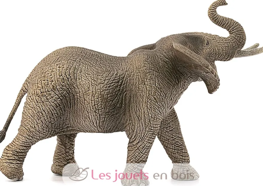 Figurine Éléphant d'Afrique mâle marron - Schleich