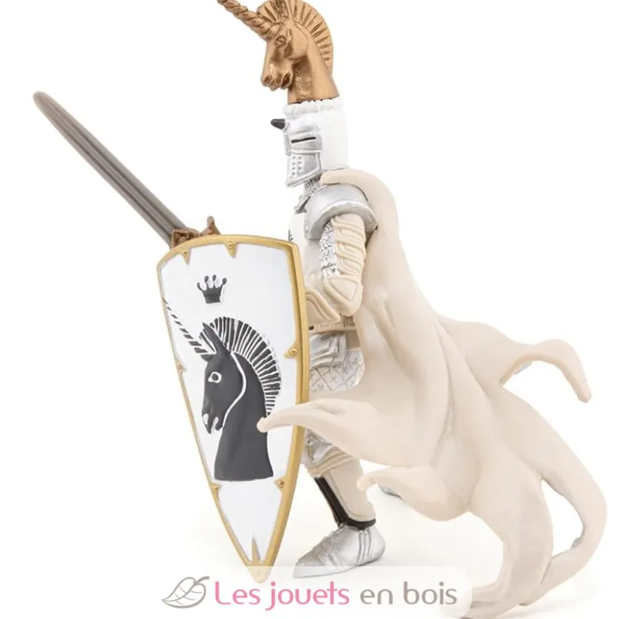 Figurine Maître des armes cimier licorne - Papo