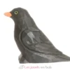 Figurine Merle en bois noir - Wudimals