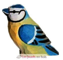 Figurine Mésange bleue en bois - Wudimals