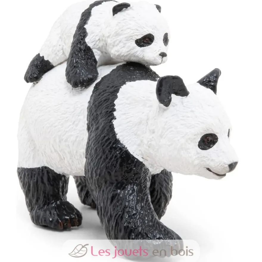 Figurine Panda et son bébé - Papo