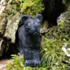 Figurine Panthère en bois, noire - Wudimals