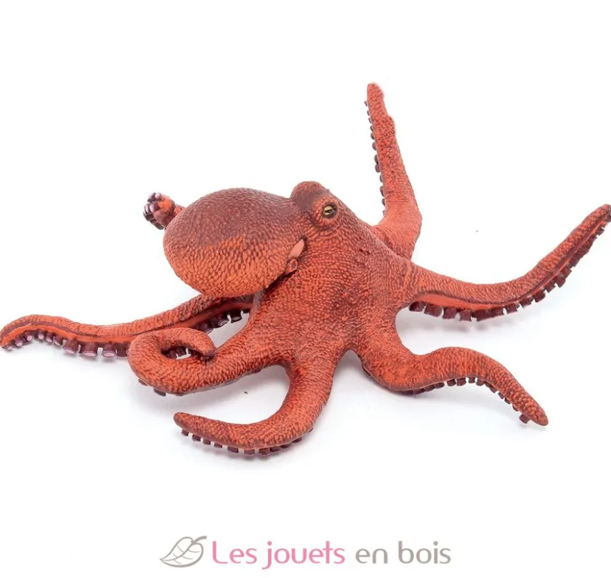 Figurine petite pieuvre marron