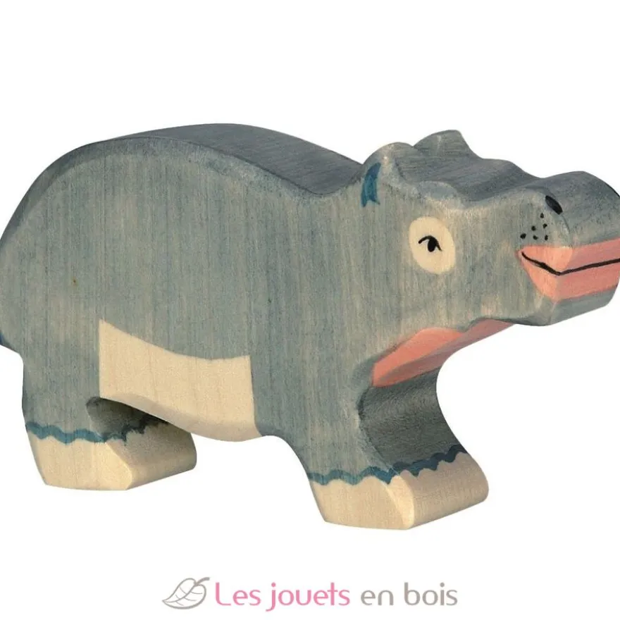 Figurine petit hippopotame - Holztiger