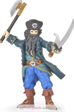 Figurine Pirate Barbe Noire - Papo