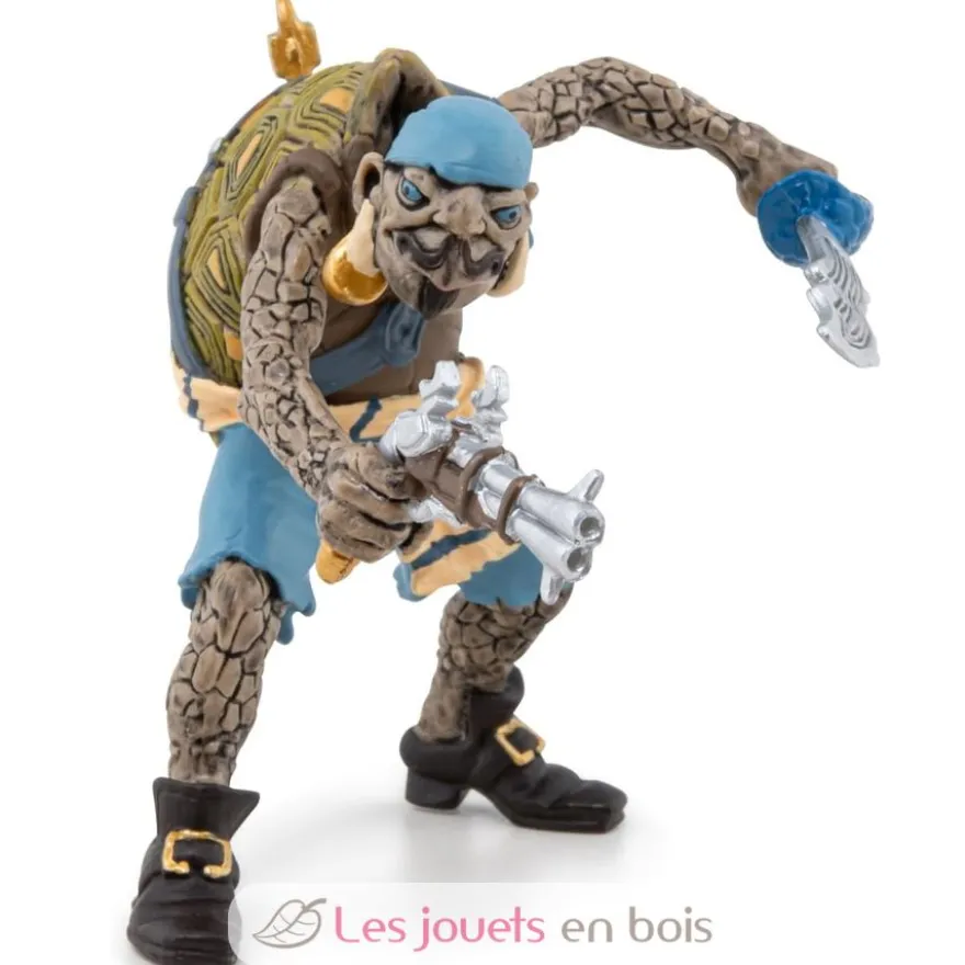 Figurine pirate mutant tortue bleu - Papo