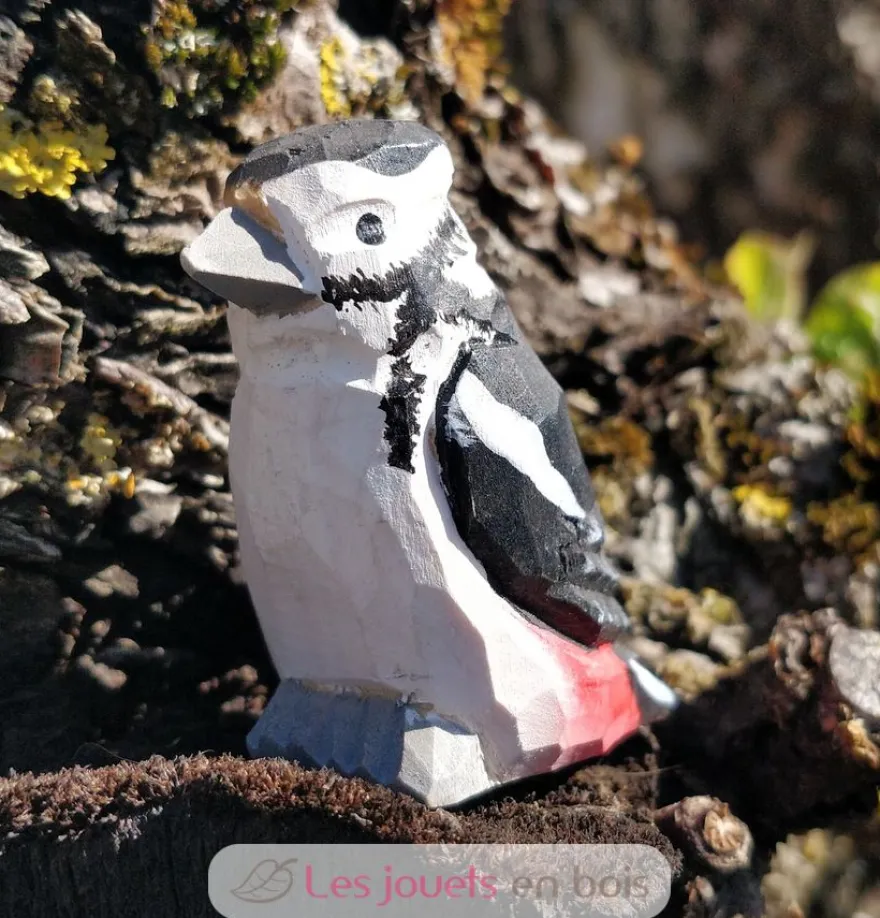 Figurine Pivert en bois - Wudimals