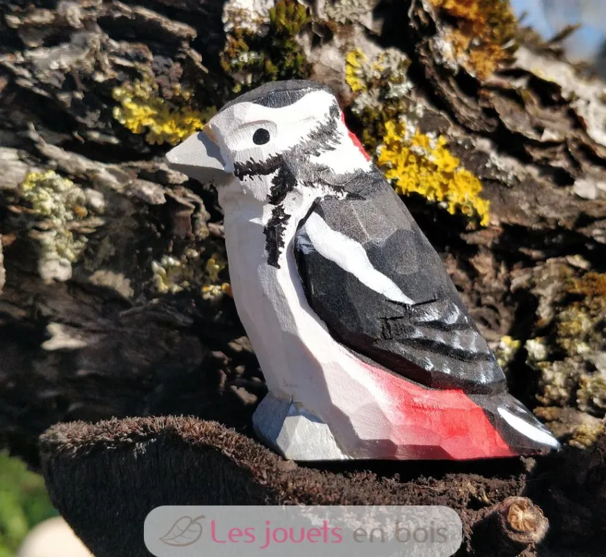 Figurine Pivert en bois - Wudimals
