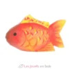 Figurine Poisson rouge en bois rouge - Wudimals