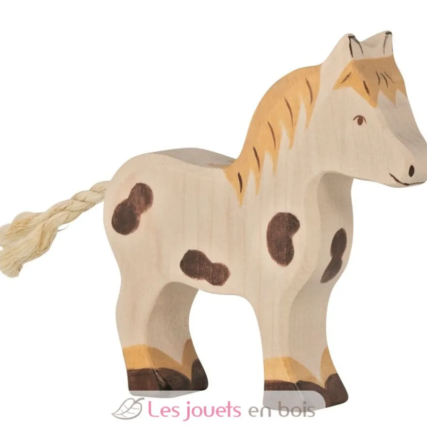 Figurine Poney pie - Holztiger