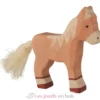 Figurine Poulain debout, marron - Holztiger