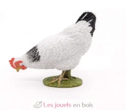 Figurine Poule blanche picorant - Papo