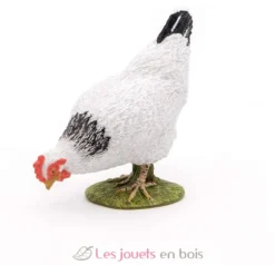 Figurine Poule blanche picorant - Papo