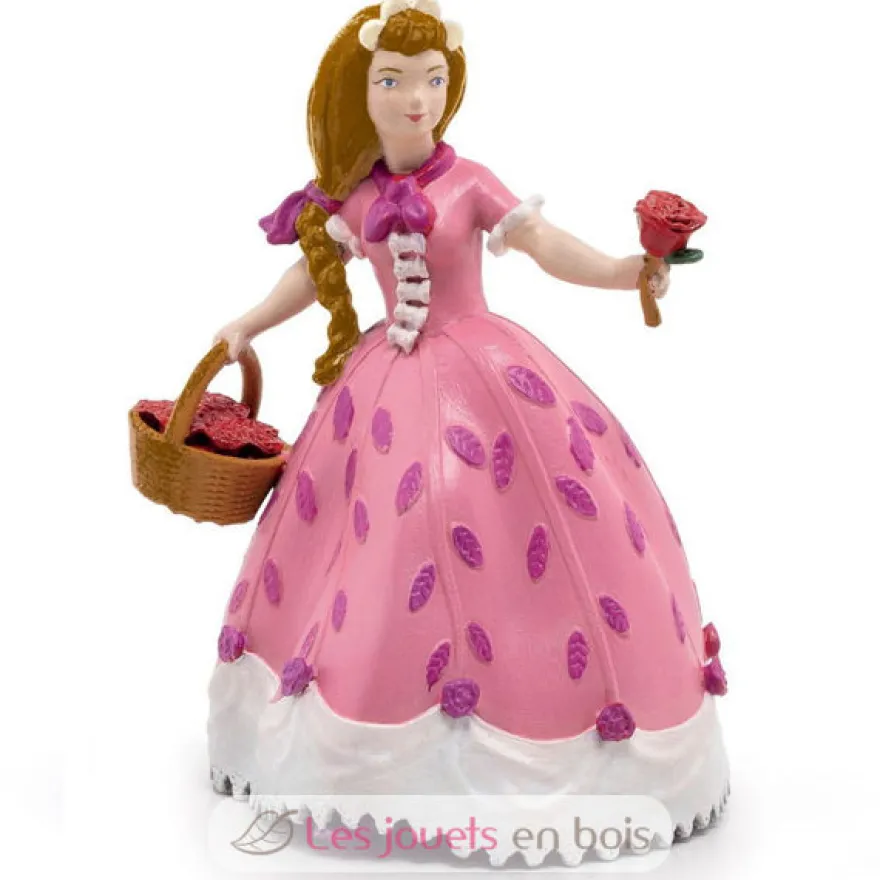 Figurine Princesse à la rose rose Papo