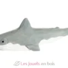 Figurine Requin en bois gris - Wudimals